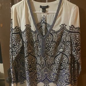 White House, Black market silk blouse
